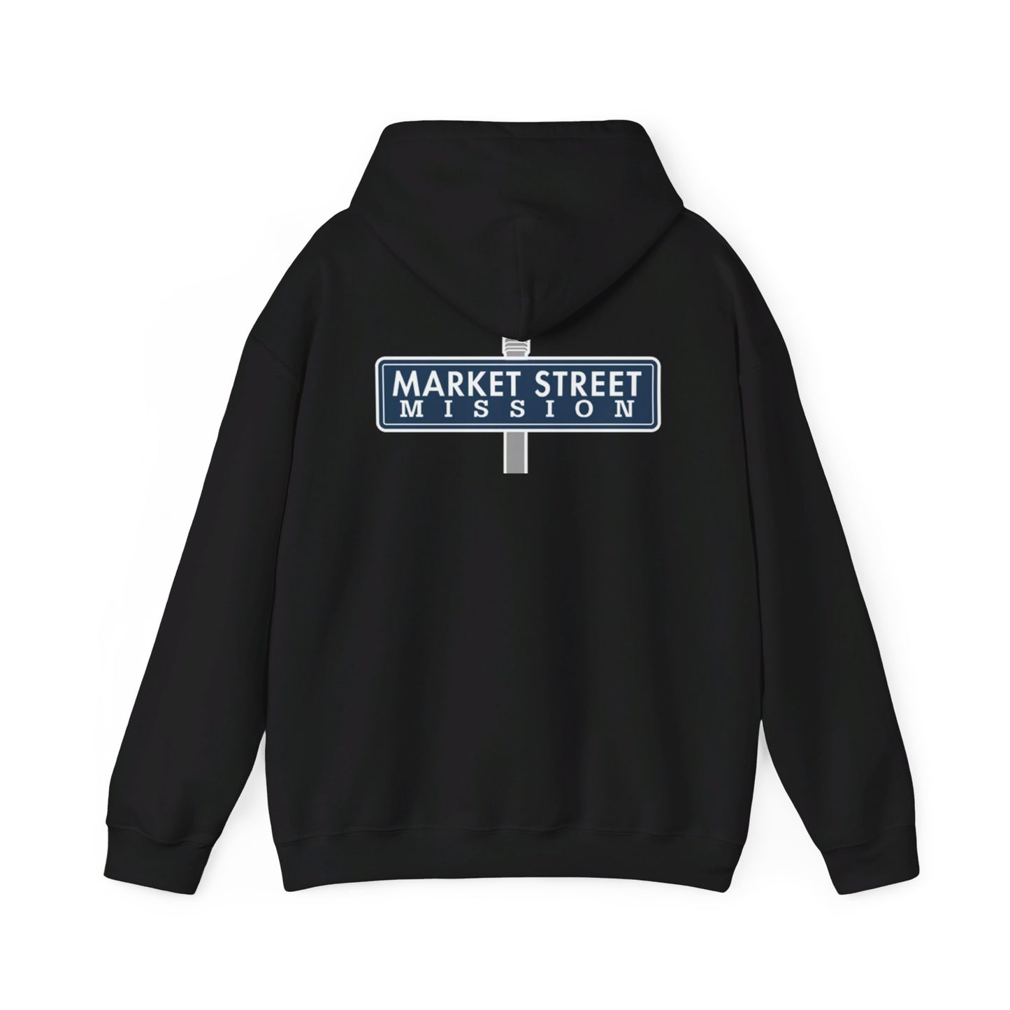 Market Street Mission Street Sign Hoodie