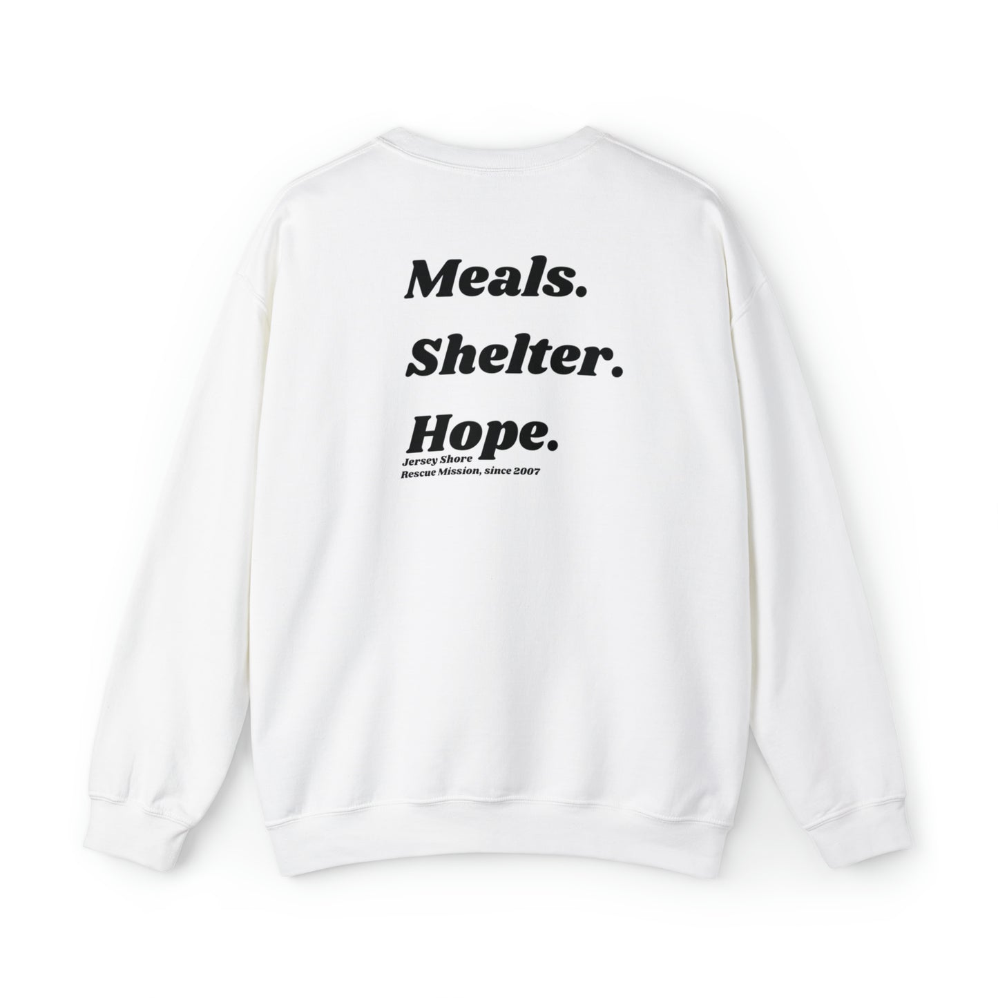 JSRM "Meals, Shelter, Hope" Crewneck