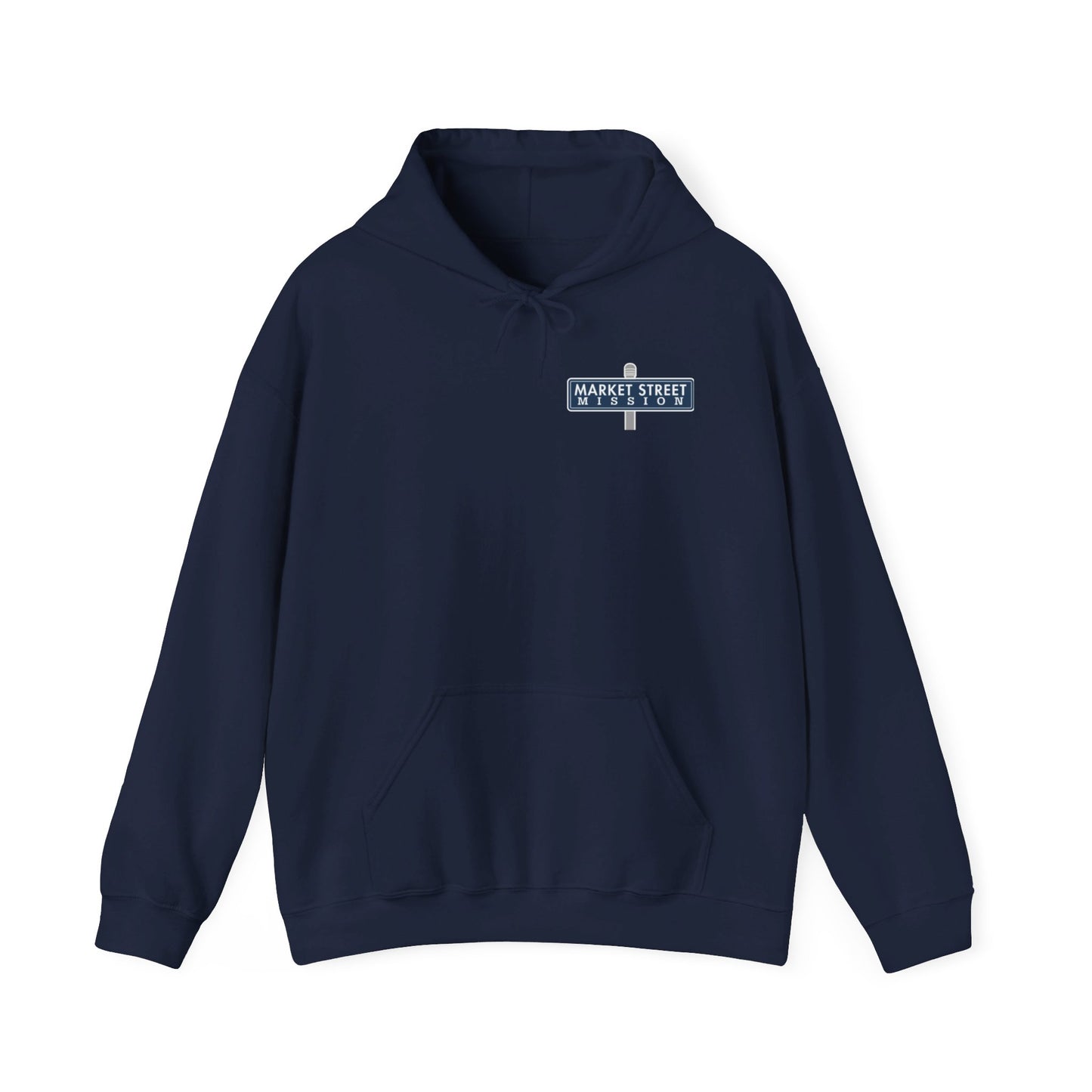 Market Street Mission Street Sign Hoodie