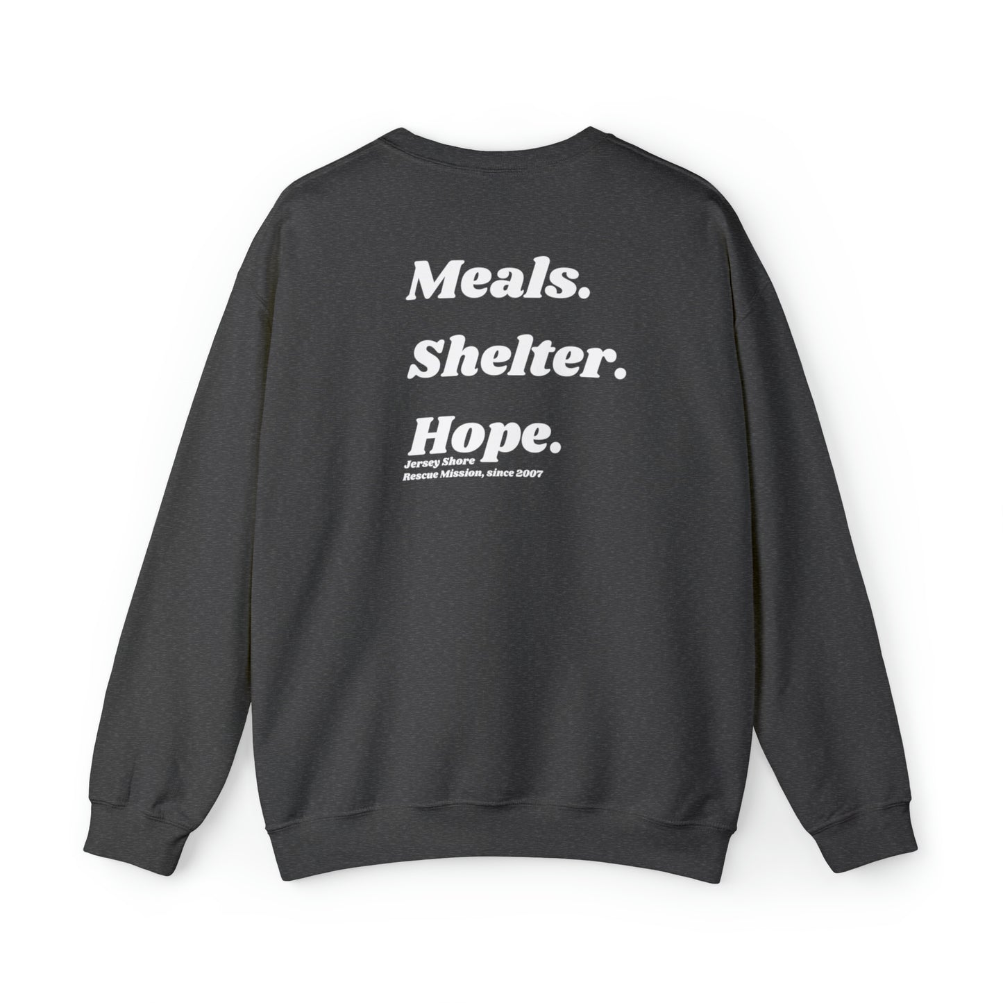 JSRM "Meals, Shelter, Hope" Crewneck