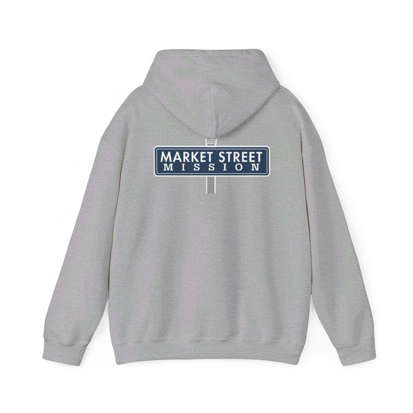 Market Street Mission Street Sign Hoodie